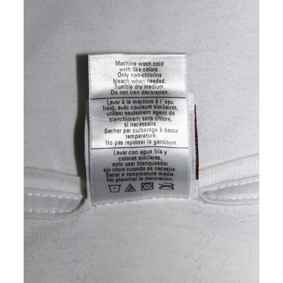 HARLEY DAVIDSON Retro (2013) Fitted T-Shirt in White, Rhinestone Biker Tee (2XL) - Picture 4 of 8